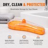 Portable Razor Storage Case for Travel – Ventilated Plastic Shaver