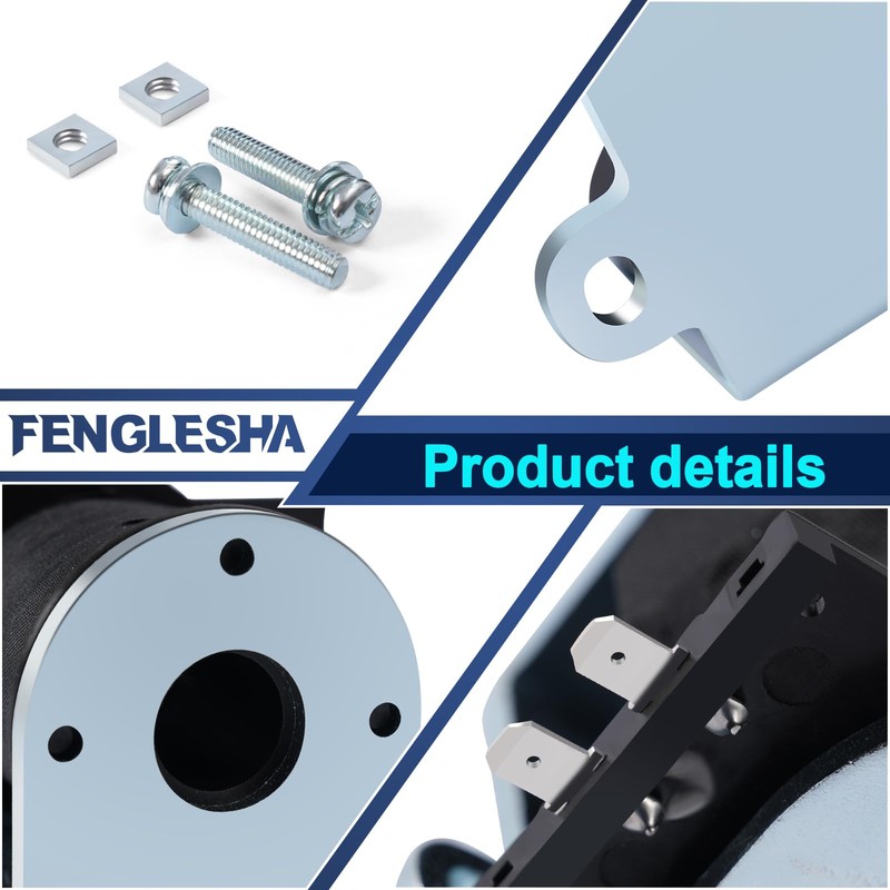 Fenglesha 0E6154 Transfer Switch Utility Upper Solenoid Coil Fit for