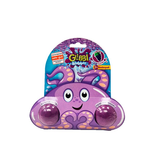 Simba 105953674 Glibbi Blubber, 4-Way Assorted, Only One Item is Delivered, the Bath Bombs Make Fun Bubbles and Dye the Water, from 3 Years