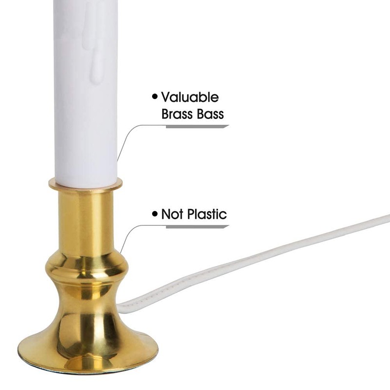 New Ideal Lights Window Candles with Timer – Electric Christmas