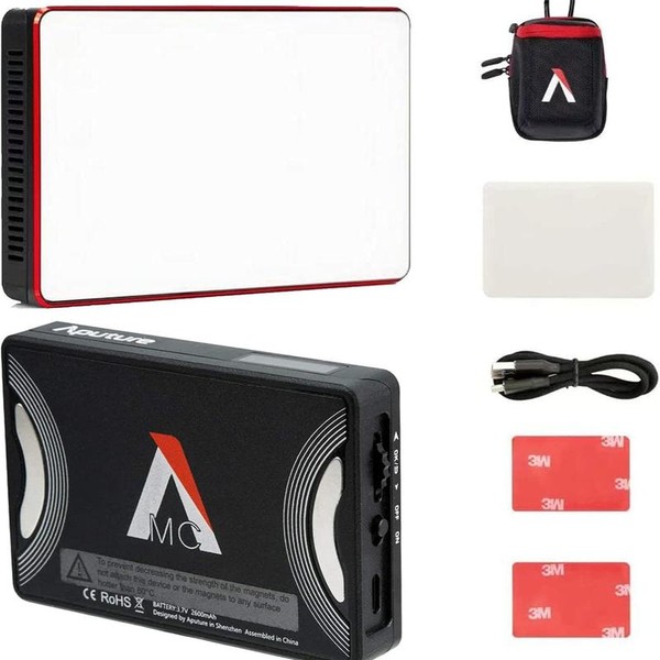 Aputure Amaran MC RGBWW Mini On Camera Video Light,3200K-6500K,CRI/TLCI 96+,HSI