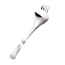 Perge Planning Fork, Blissful Ramen Spoon & Fork, Large, 18-8 Stainless Steel OSH0501