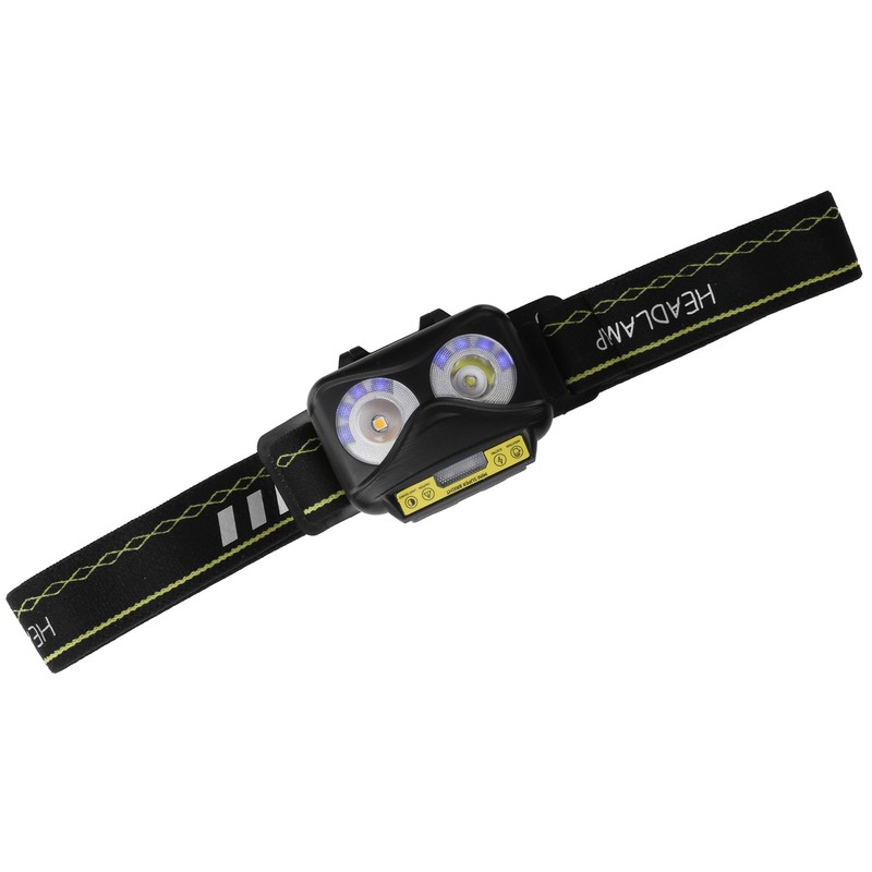 Brighter Headlight XPG+COB USB Human Induction Charging Outdoor Waterproof Hiking