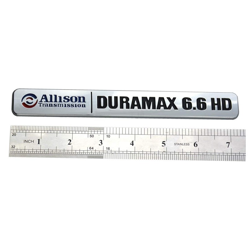 Aimoll Allison Transmission Duramax 6.6 HD Hood Emblem Pair Set