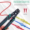 Twidec/100PCS Nylon Spade Connectors Kit 22-10 Gauge Quick Disconnect Fully
