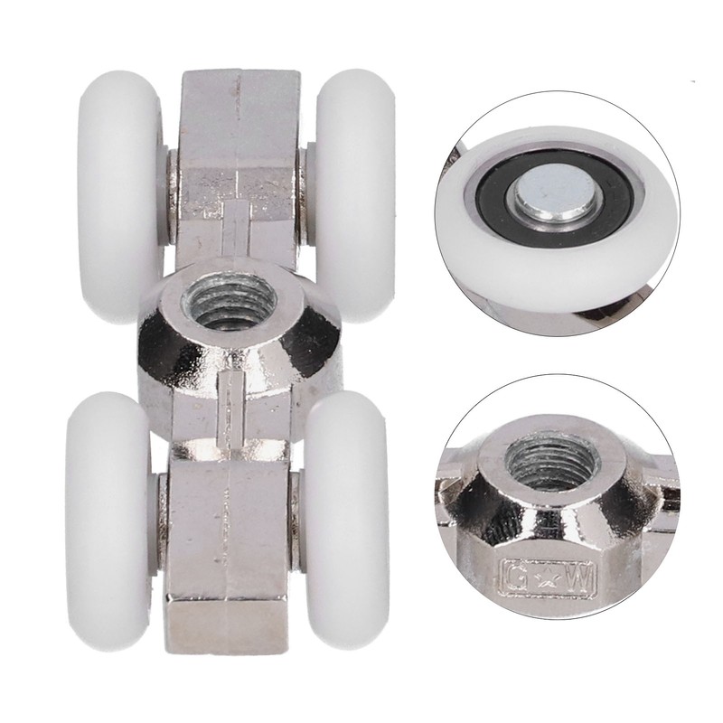 Shower Door Sliding Wheel Suspension Outer Pulley Roller Replacement Accessories