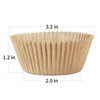 Caperci Standard Natural Cupcake Liners 500 Count, No Smell, Grease-Proof