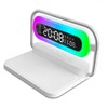OTXKOO 4-in-1 Wireless Charger with Colorful Night Lights, Bluetooth Speaker,