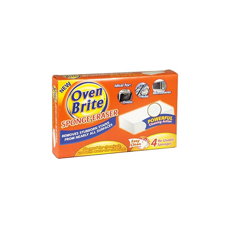 Oven Brite Sponge Eraser 4 Pack