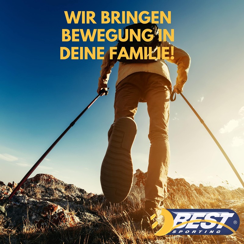 Best Sport Nordic Pad Set for Walking Poles - Black