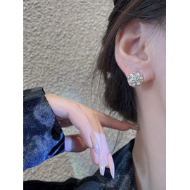 Lymphatic Earrings for Women on Prime Lymph Activity Acupressure Earrings Lymph Detox Drainage Earrings Zirconia Hollow Hoop Earrings Germanium Earrings for Birthday Gifts