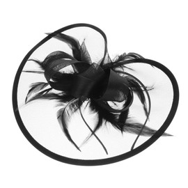 NOLITOY Bridal Fascinator Hat Elegant Mesh Flower Headpiece for Women for Tea Parties Weddings and Themed Events Vintage Design