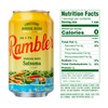 AUTX RAMBLER Satsuma Sparkling Water, Limestone Mineral Blend, 12-Ounce Cans,