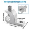 40pcs Aluminum Pool Bonding Lug – Corrosion-Resistant Grounding Connector for