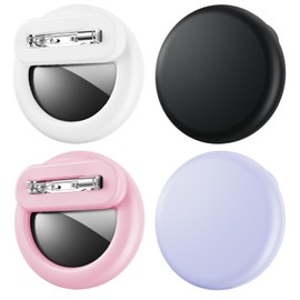 NATOSU 4er-Pack versteckte AirTags-Hüllen für Kinder, AirTag-Tracker für Kinder, versteckter AirTag-Halter für Kinder mit unsichtbarem Pin, Anti-Verlust, für Kinder, Senioren, Gepäck