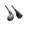 Heavy-Duty Power Cord Extension Flat Plug NEMA 5-15P Low Profile/5-15R
