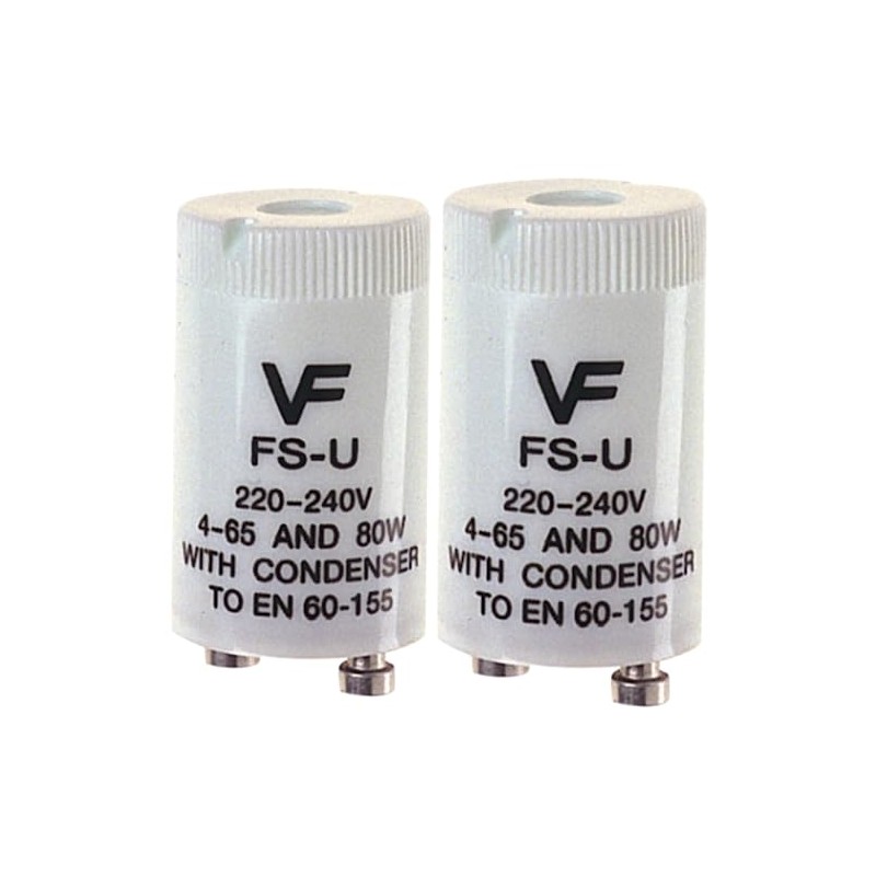 dandmelectrics 2 Pack FSU Flourescent Starter Unit for Lamps Between