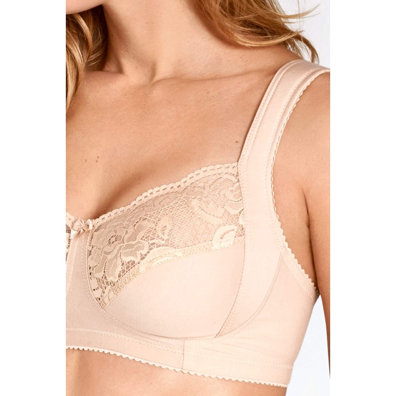 Miss Mary of Sweden Lovely Lace Non-Wired Bra - beige,