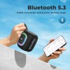 RIENOK Bluetooth Speaker Wireless Portable Waterproof Speaker with Lights FM