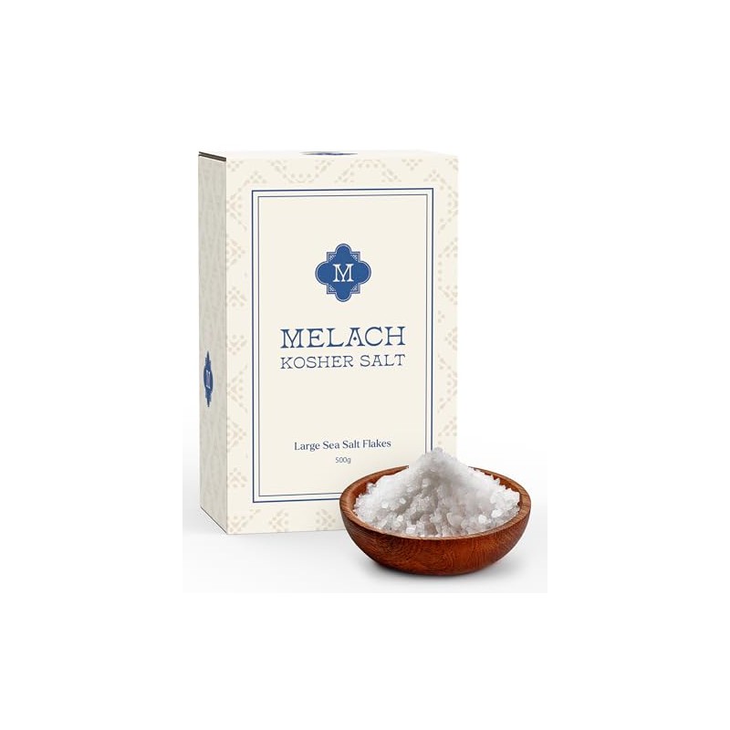 Melach Kosher Salt - 500g | Large Sea Salt Flakes