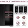Graffy Kitchen Sideboard, Storage Buffet Cabinet W/ 2 Sliding Doors