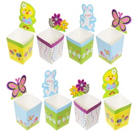 Robelli Pack of 8 Flatpack DIY Easter Egg Hunt Boxes