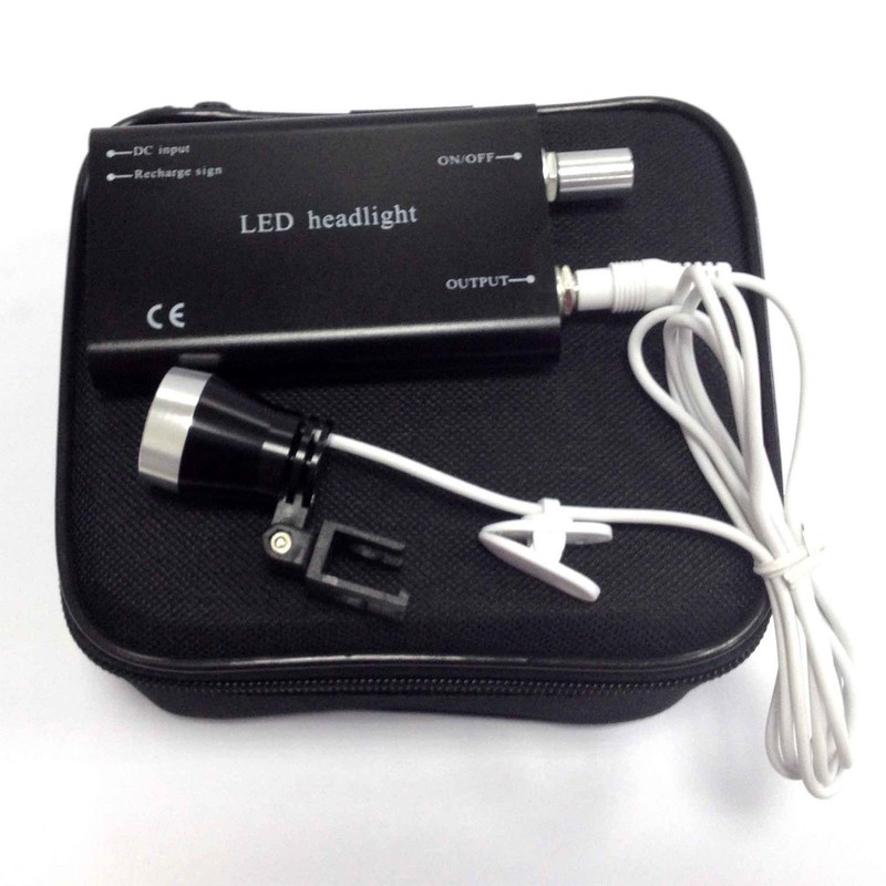 BoNew-Oral 3W LED Head Torch for Surgical Magnifying Glass