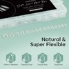 Modelones Nail Tips, Pre-shaped Full Cover Fake Nails Soft Gel