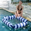 LONEEDY Pack of 2 4-in-1 Pool Hammock, Floating Chair, Lounge