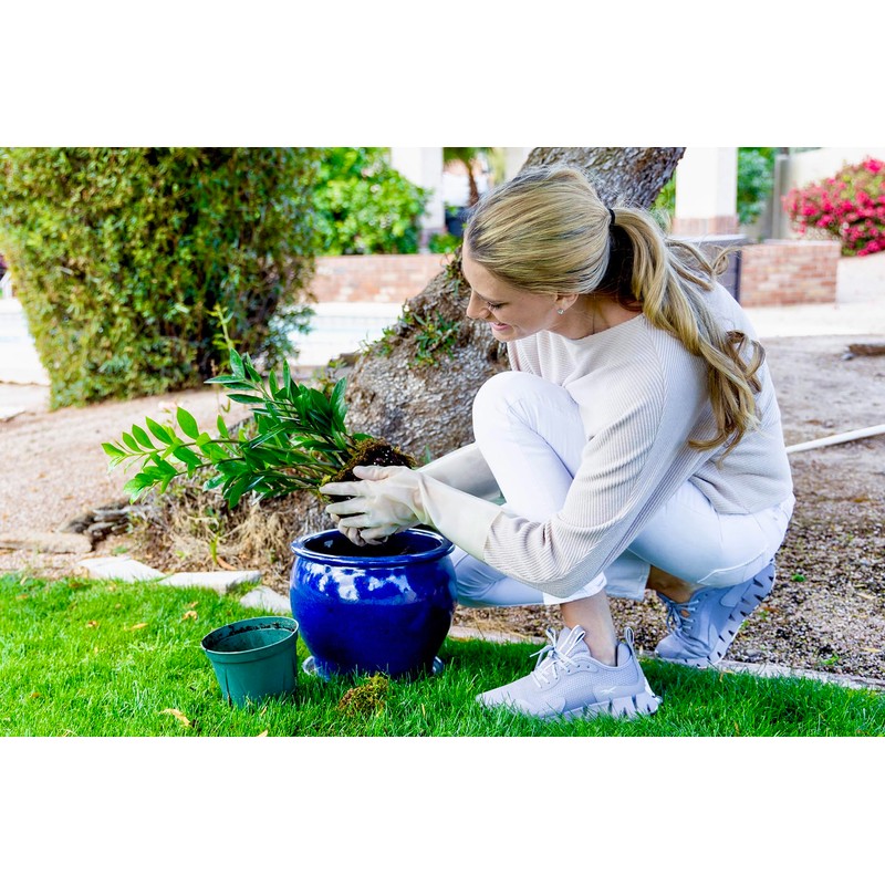 JOYECO Cleaning Gloves Dishwashing Kitchen Gloves Reusable Rubber 3 Pairs