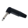 Neutrik 6.3mm angled Jack Mono Plug -Black