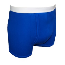 P&S Healthcare Medium Royal Blue Mens Incontinence Trunk