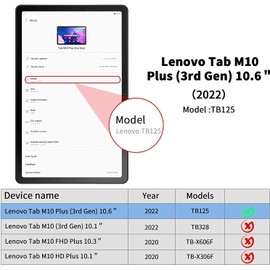 ONETHEFUL Flip Book Cover for Lenovo Tab M10 Plus 3rd Gen 10.6 Inch 2022 PU Leather Stand Protective Tablet Covers for Lenovo Tab M10 Plus 3rd Gen 26.9 cm - Glowing Butterfly