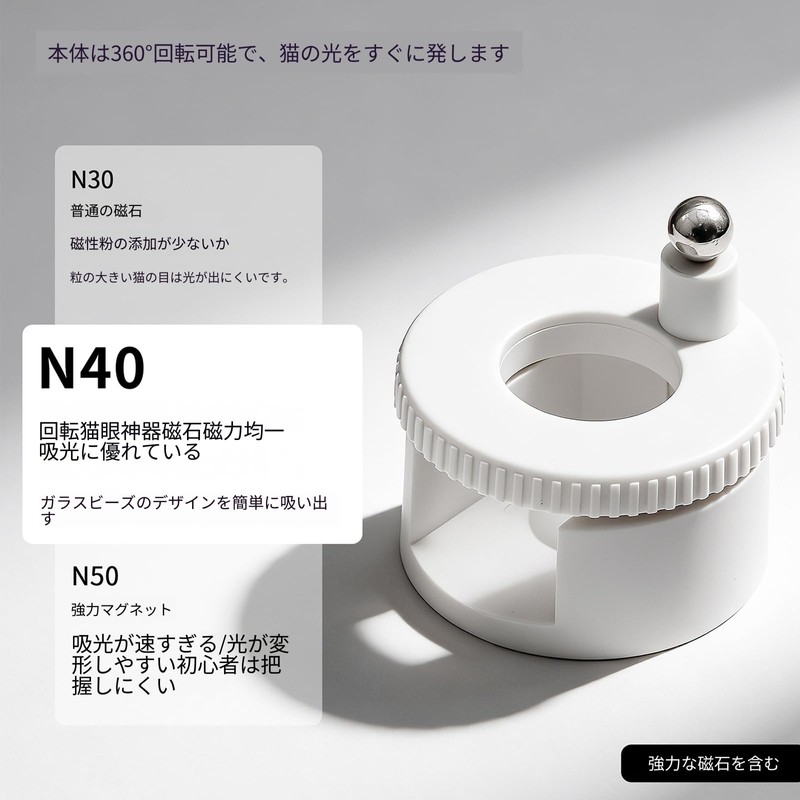 2026 Magnetic Nails, Rotating Magnet, 360° Rotation, Uniform Magnet, 3D,