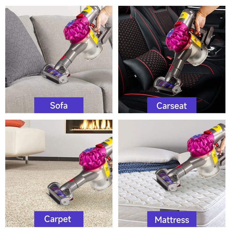 2 Pack Compatible with Dyson vacuum cleaner roller brushes V7