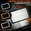 Large Magnifying Glass with Light, Full Page Magnifier 48LED Cold