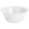 Sterilite Plastic Bowl 6 Qt. White Bulk 2 pack
