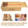 Cable Management Box,Bamboo Cable Management Box,Cord Management Box for Desk,