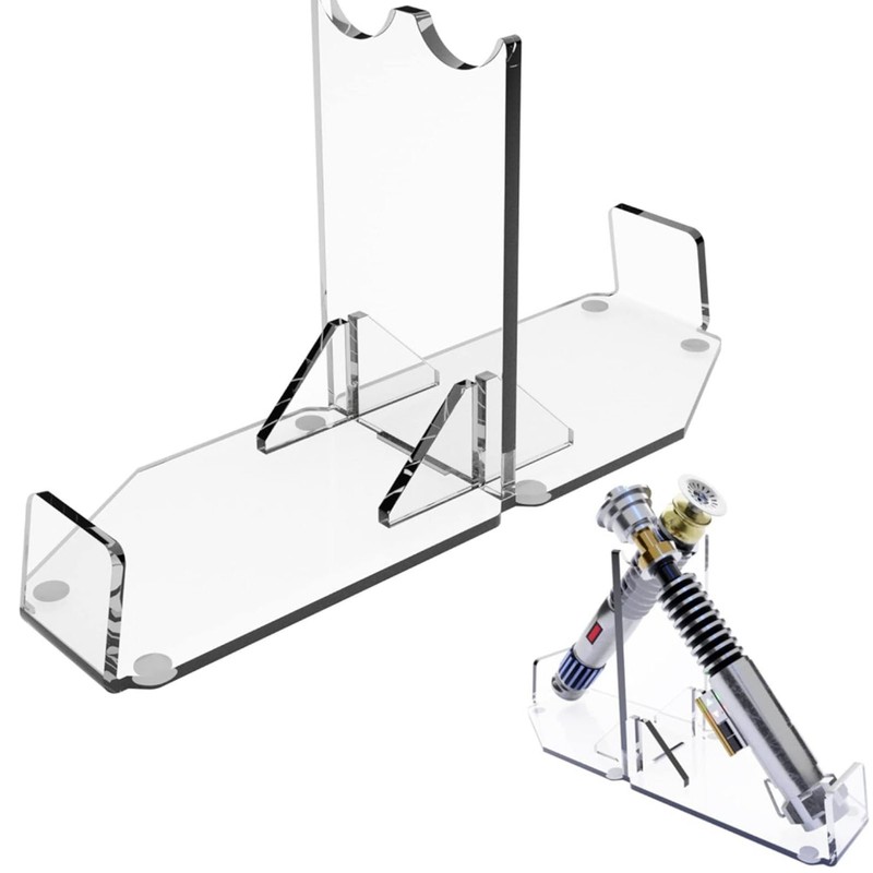Lightsaber Display Stand Acrylic Desktop Lightsaber Display Holder Rack Wand