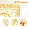 SNAIL GARDEN Placemats&Coaster Set of 12,Rectangular Table Mats Set,Washable Round