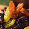 Golden Raisins, Big fruit green grapes seedless，Tri colored raisins16.7oz/500g，No Added