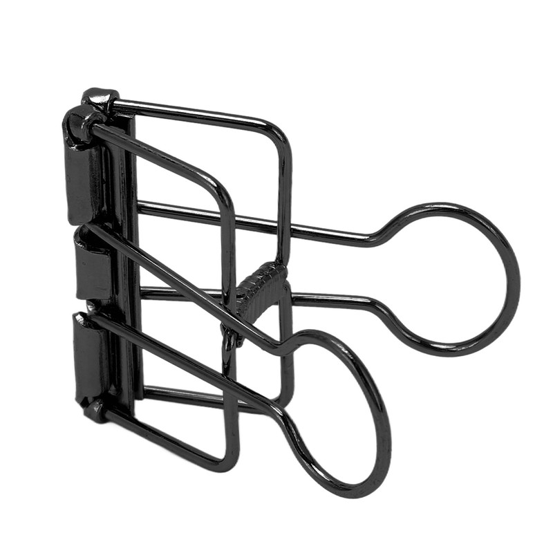 50Pcs Hollow Binder Clips Metal Paper Binder Clips for Documents