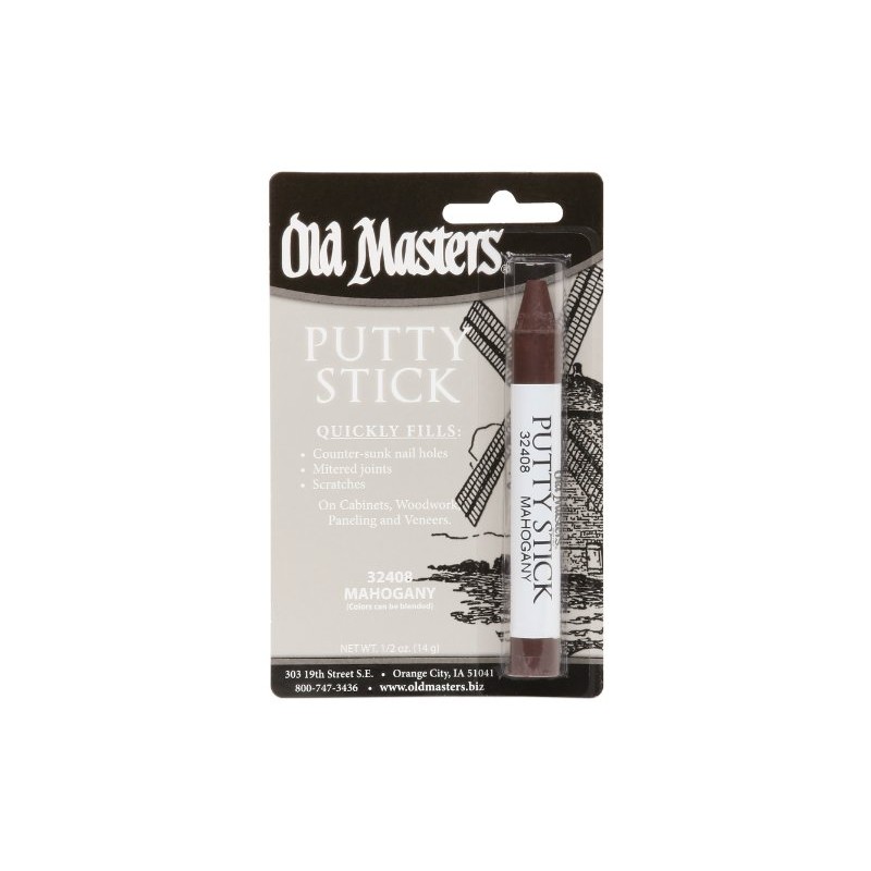 Old Masters 32408 Putty Stick, Mahogany