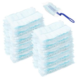 Dust Cloth Refill Duster, Pack of 25 Dust Magnet, Duster with 1 Handle, Cleaning Dust Cloth Refill for Dust, Dirt, Pet Hair