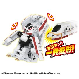 Takara Tomy Plarail Shinkalion CW Quick Change! N700S Kamome Train Toy, For Ages 3 and Up