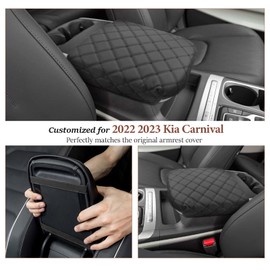 SKTU for 2025 2024 2023 2022 Kia Carnival Center Console Cover KA4 MPV Seat Box Cover Protector Kia Carnival 2024 2025 Accessories Center Console Soft Cushion 2023 2024 2025 Carnival Console Cover