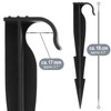 com-four® 50x fixing hooks for irrigation pipes - Plastic ground