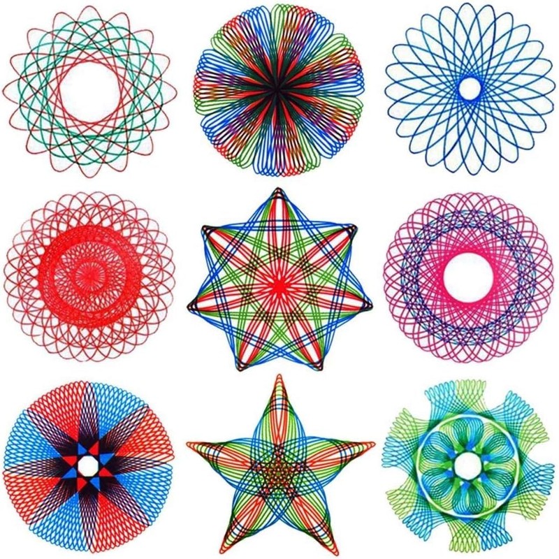 Georgi’s Perfect Spiral Fun Art Set, Gift Wrapped 23 Piece