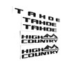 Set 5pack 3PCS for Tahoe Plus 2PCS High Country Emblems