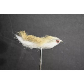 My Own GRAY & WHITE ZONKER STREAMER Fly Fishing Fly Flies, 1 Fly, You Choose Size - Size 4 Brown & White